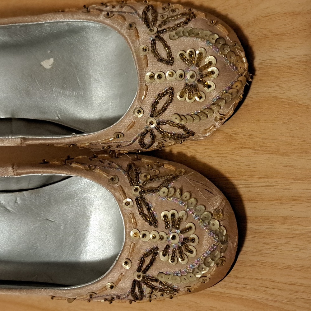 Gold occasion pumps - Picture 8 of 8